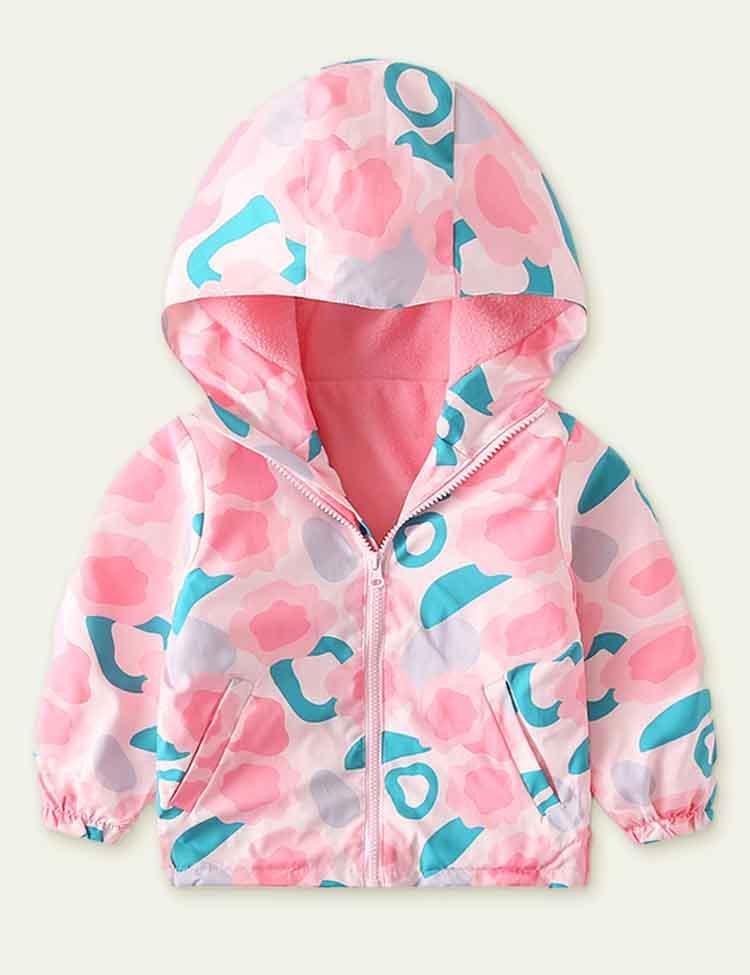 Printed Polar Fleece Shell Jacket - CCMOM