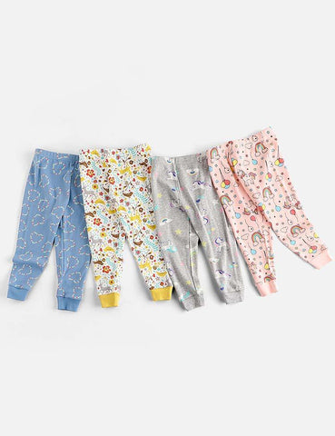 Pure Cotton Cartoon Slim-Fit Cartoon Pajama Pants - CCMOM