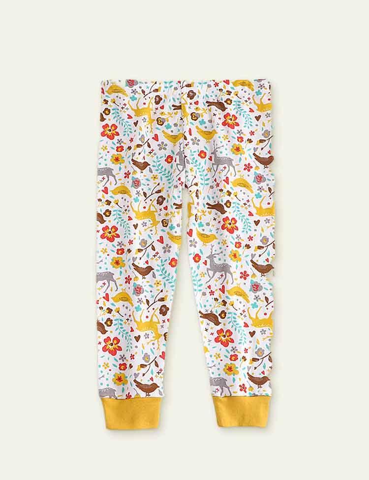 Pure Cotton Cartoon Slim-Fit Cartoon Pajama Pants - CCMOM