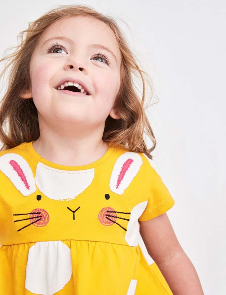 Rabbit Print Dress - CCMOM