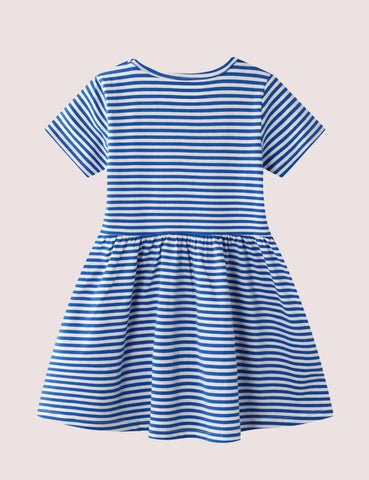 Rainbow Striped Dress - CCMOM