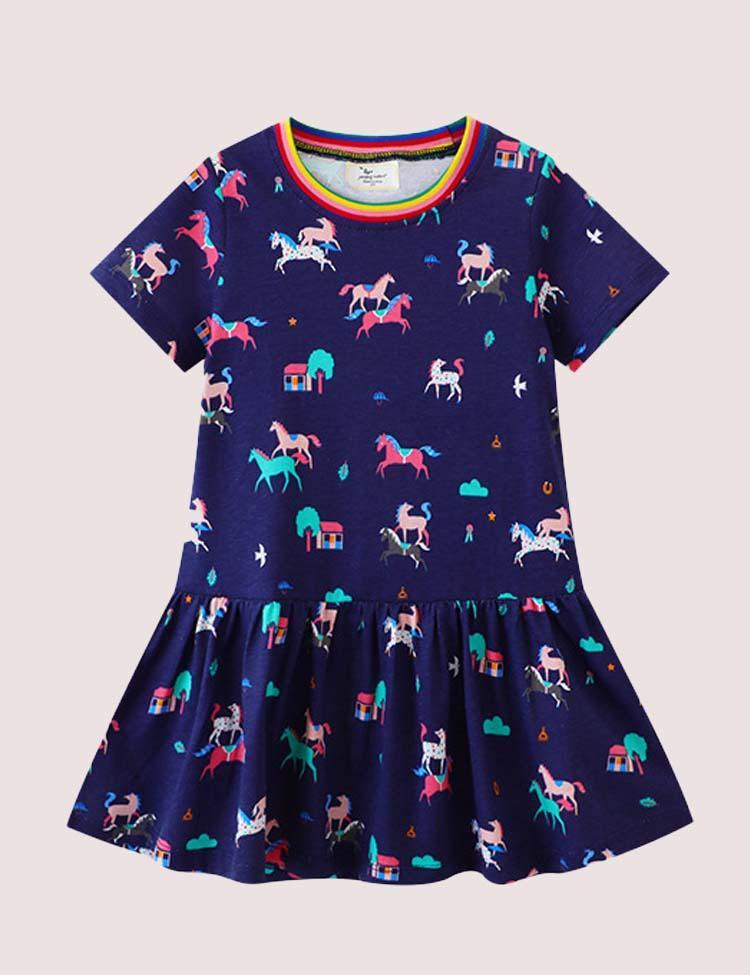 Rainbow Unicorn Dress - CCMOM