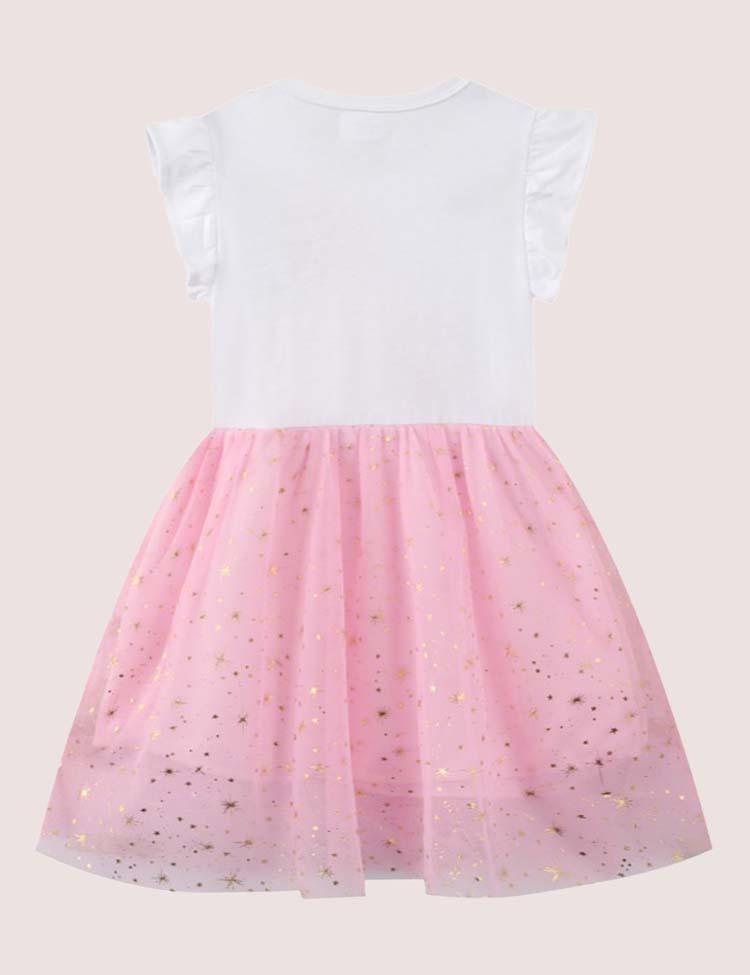 Butterfly Sequins Tulle Dress - CCMOM