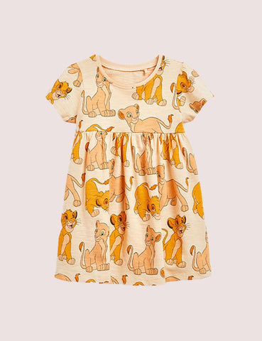 Short Sleeve A- line Dress - CCMOM