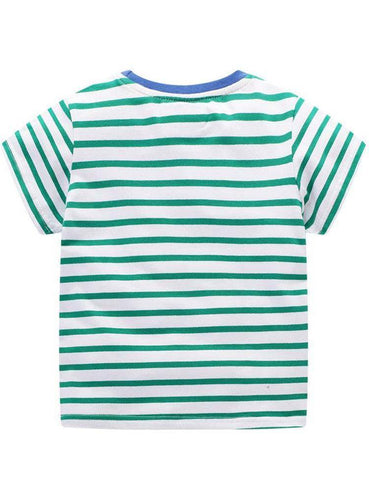 Striped Puppy T-shirt - CCMOM