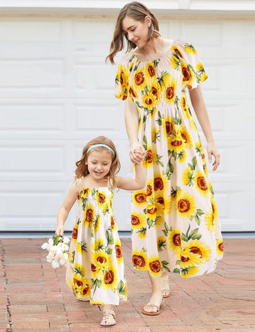 Sunflower Family Matching Dress - CCMOM