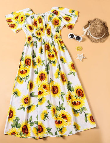 Sunflower Family Matching Dress - CCMOM