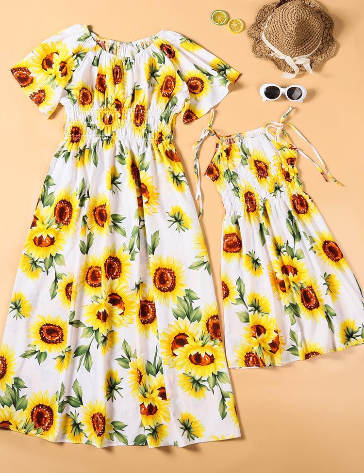 Sunflower Family Matching Dress - CCMOM