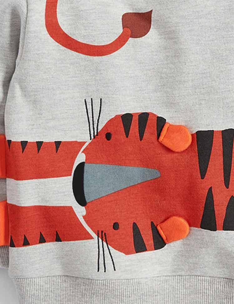 Tiger Print Sweater - CCMOM