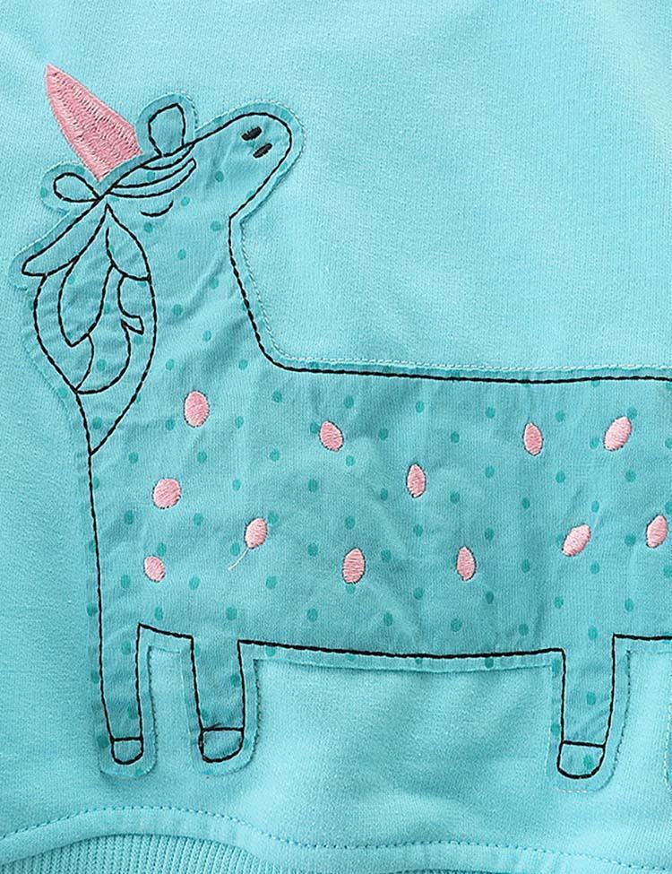 Unicorn Appliqué Sweater - CCMOM