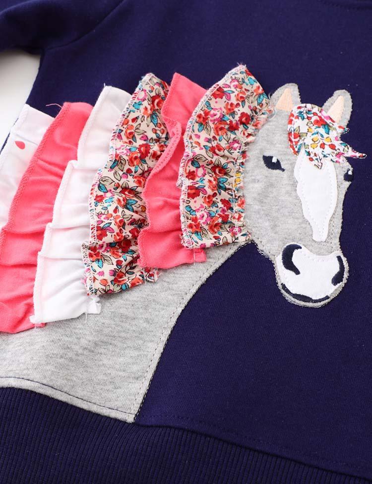 Unicorn Appliqué Sweatshirt - CCMOM