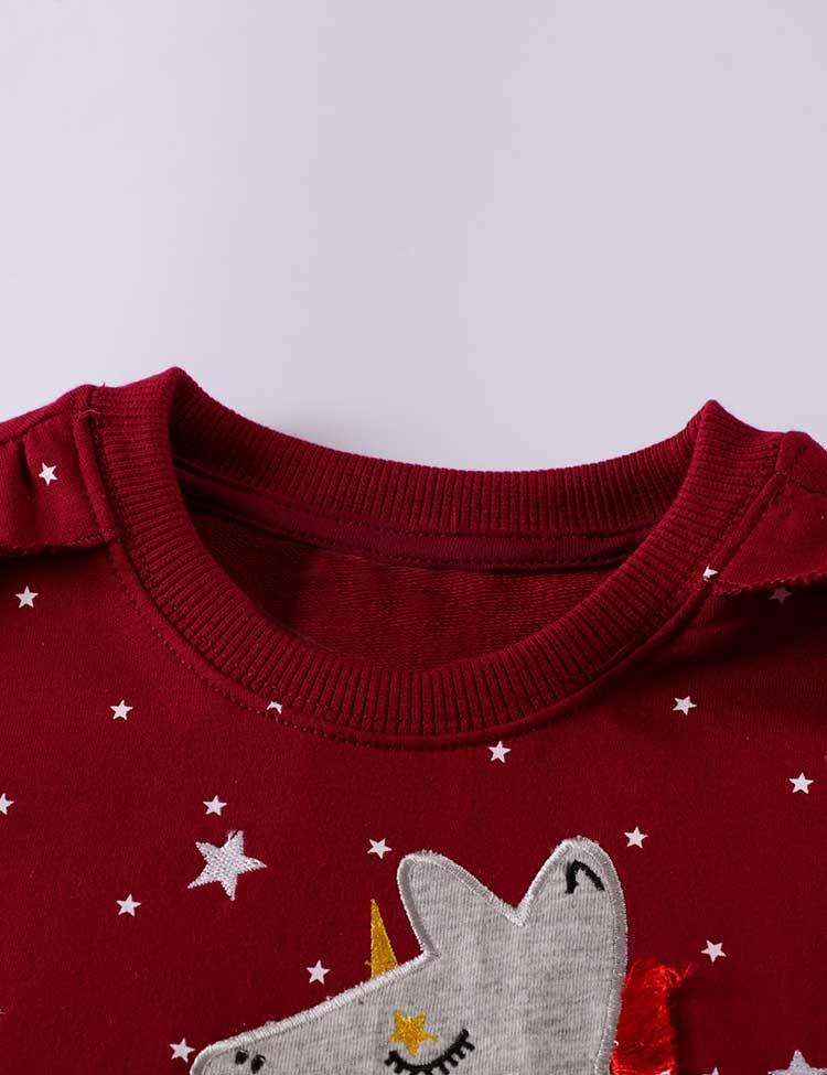 Unicorn Appliqué Sweatshirt - CCMOM