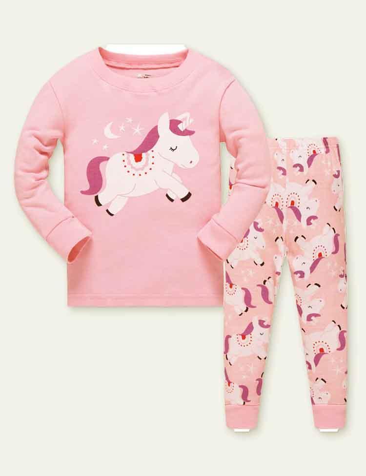 Unicorn Print Pajamas - CCMOM