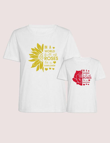 Flower Family Matching T-shirt - CCMOM