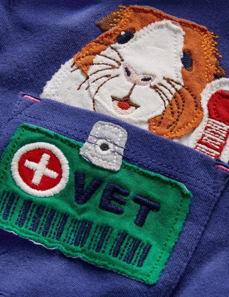 Vet Appliqué Pocket Dress - CCMOM