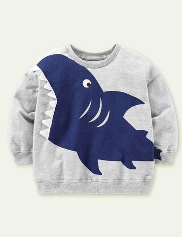 Woodland Animals Appliqué Sweatshirt - CCMOM