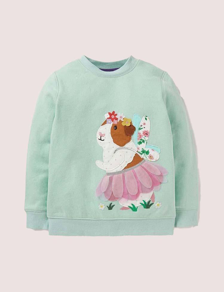 Woodland Animals Appliqué Sweatshirt - CCMOM