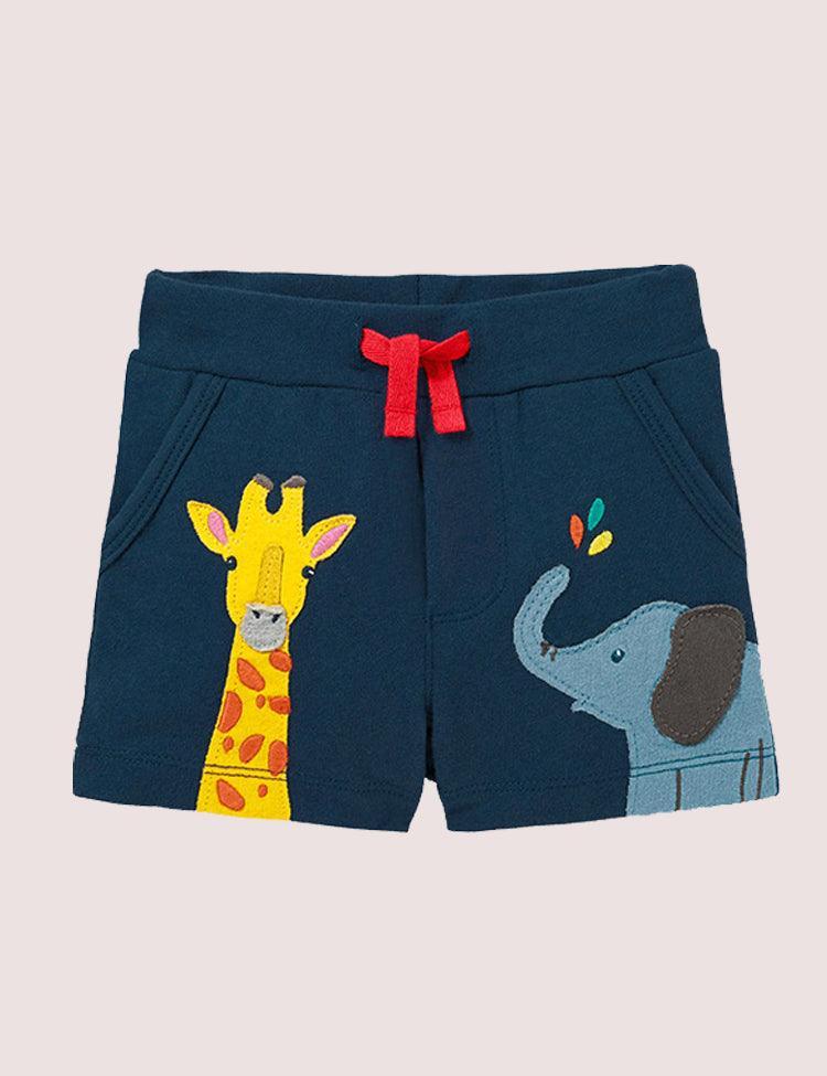 Zoo Animal Cartoon Shorts - CCMOM